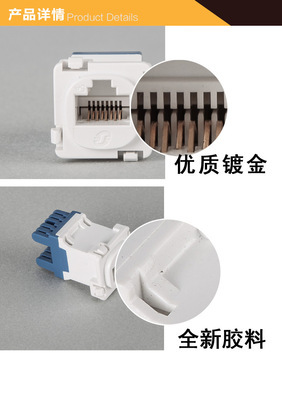 【施耐德圆口超五类模块数据模块直销 批发现货网络端口模块】价格,厂家,图片,信息面板,乐清市柳市奇美特电子厂-