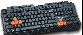 硕科K30M 惊夺者 USB游戏键盘 有线键盘 带多媒体